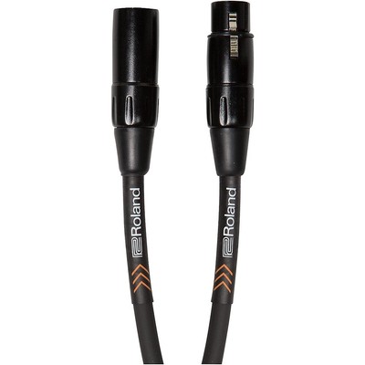 Roland Black Series XLR Microphone Cable 50 ft. Black LN