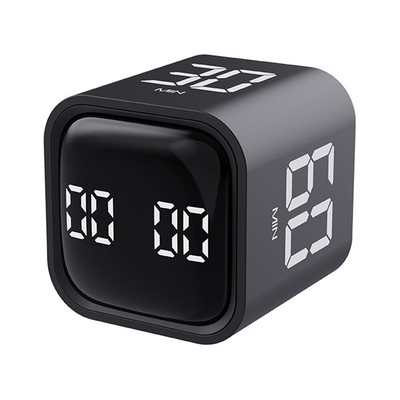 Cooking Cube Timer Desktop LCD Digital With Gravity Sensor LED Display For Time