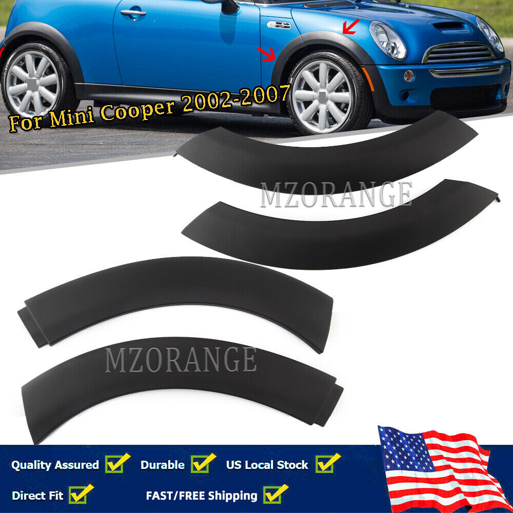 Передняя колесная арка, расширяющееся крыло, Отделка капота для Mini Cooper 2002 2003-2008 4 шт./компл.