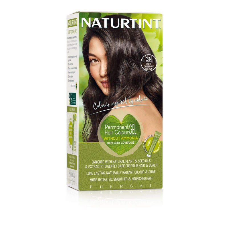Permanent Hair Color 3N Dark Chestnut Brown Soft Natural Look Long-Lasting Shine