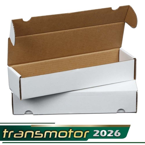 25 Storage Boxes LOT 800 Count Ct Sports Cards Trading White Max Pro Shipping