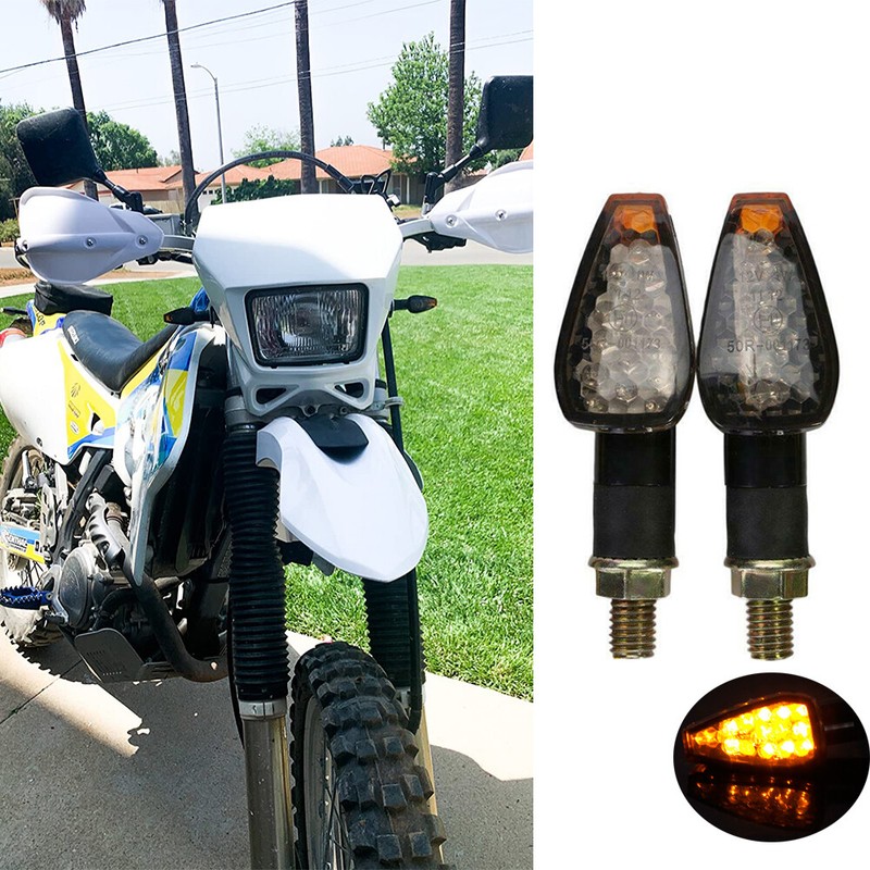 メリー様４点 LED Turn Signals Blinker Light For Suzuki DRZ400SM DRZ400 Dual