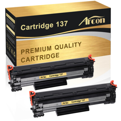 2 Pack CRG137 Toner Cartridge Compatible for Canon 137 ImageClass MF232w MF244dw
