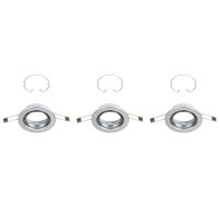 Briloner 7110-039 Einbauleuchten Set max.3x35W GU10 IP23 Alu 230V