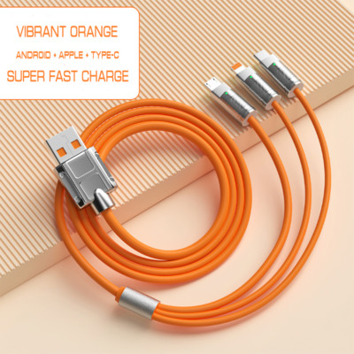 Sonilco 120W Super Fast Charging Cable For iPhone Samsung USB-C Micro Cord 4ft