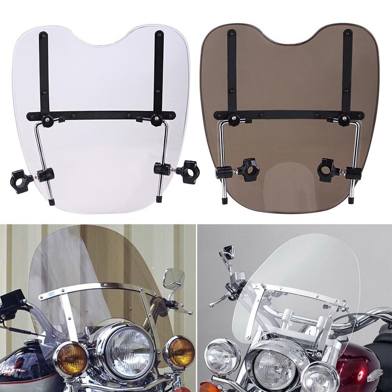 Universal Windshield Windscreen For Touring Harley Softail Dyna