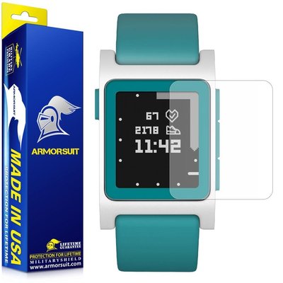 ArmorSuit MilitaryShield Pebble 2 Smartwatch Matte [2-Pack] Screen Protector USA