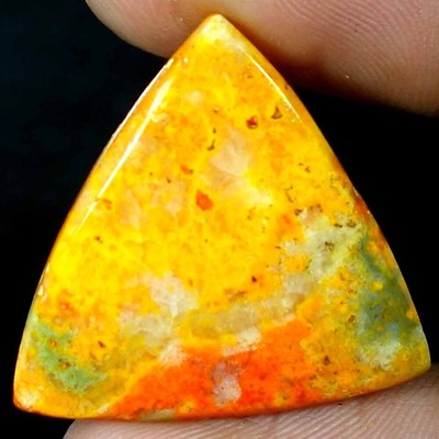20.40Cts 100% Natural Excellent Bumble Bee Jasper Fancy Cab Gemstones 23x25x04mm