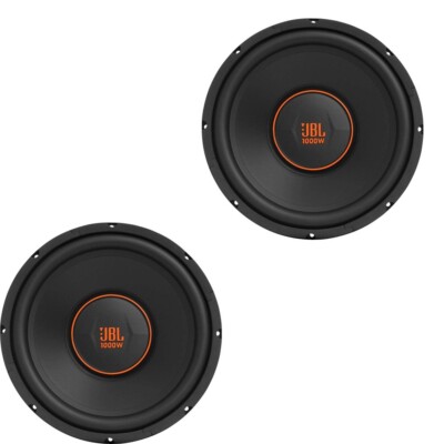 (2) New JBL - GX Series 12'' Single-Voice-Coil 4-Ohm Subwoofers - Black 1 Pair