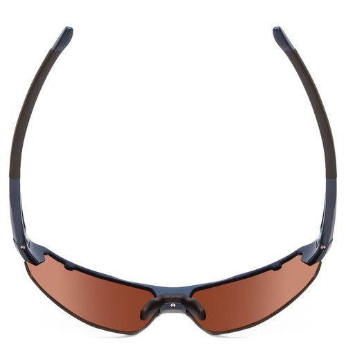 Pre-owned Smith Resolve Semi-rimless Sunglasses Navy Blue W/cp Rose Gold Mirror&clear 70mm In Multicolor