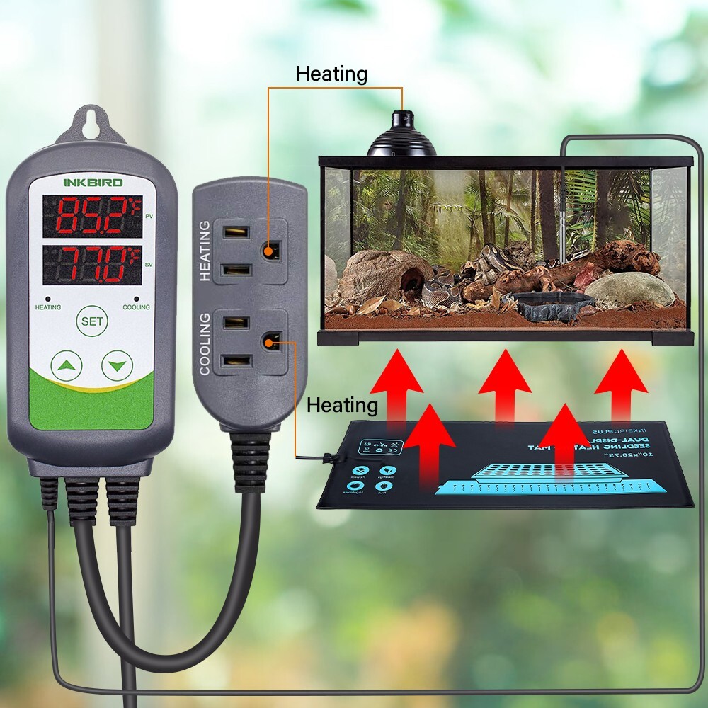 Inkbird Temperature Controller Thermostat ITC-308 Refrigerator Brewing Heating