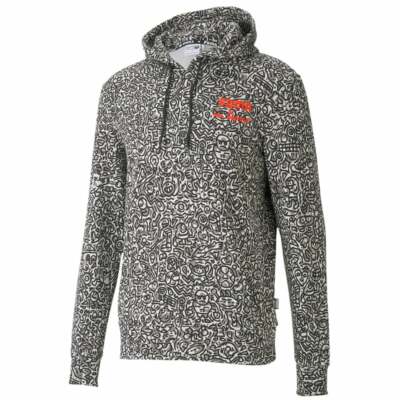 

Puma 598680-01 X Mr Doodle Aop Толстовка Мужская Повседневная - Черный