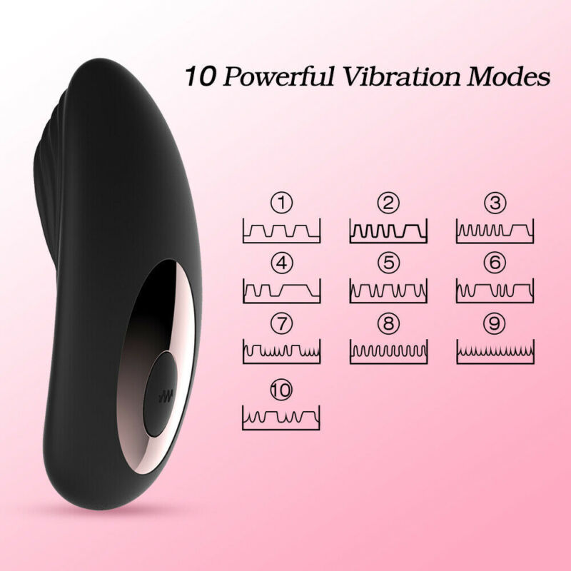 Black Panties Vibrator 10 Functions Wireless Remote Control Underwear for Women