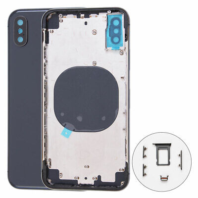 Replacement For iPhone X Back Glass Best Housing Battery Cover Frame+Small Parts