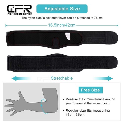 Tennis Elbow Brace Compression Strap Golfer Band Support Pain Relief Tendonitis