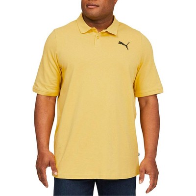 

Рубашка поло с коротким рукавом Puma Essentials Pique, большая мужская рубашка большого размера, размер , повседневная, 586, Желтый, Puma Essentials Pique Short Sleeve Polo Shirt Big Tall