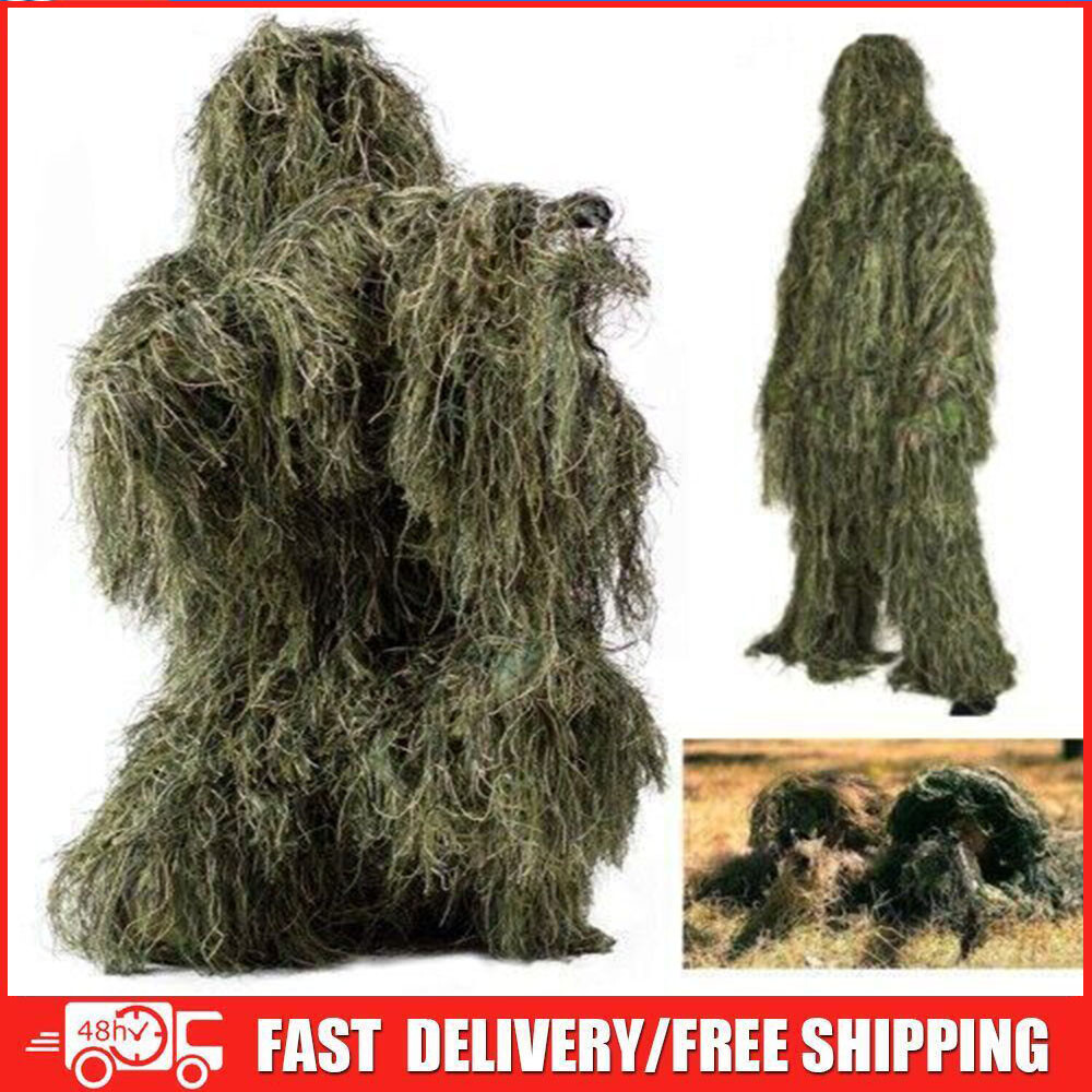 Woodland Clothes Ghillie Suit Hunting Military