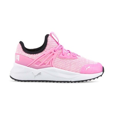 Puma Pacer Future DoubleKnit Logo Slip On Youth Girls Розовые кроссовки Повседневная обувь