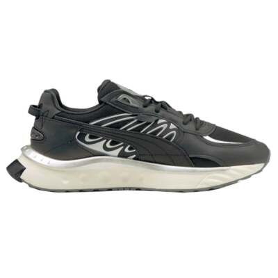 

Мужские черные кроссовки Puma Wild Rider Tecno Lace Up Повседневная обувь 381596-02, Черный, Puma Wild Rider Tecno Lace Up
