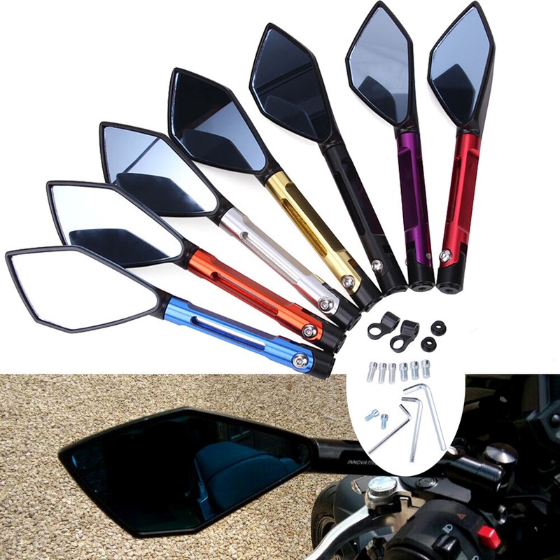 CNC Aluminum Universal Rear Side Rearview Mirrors Motorcycle