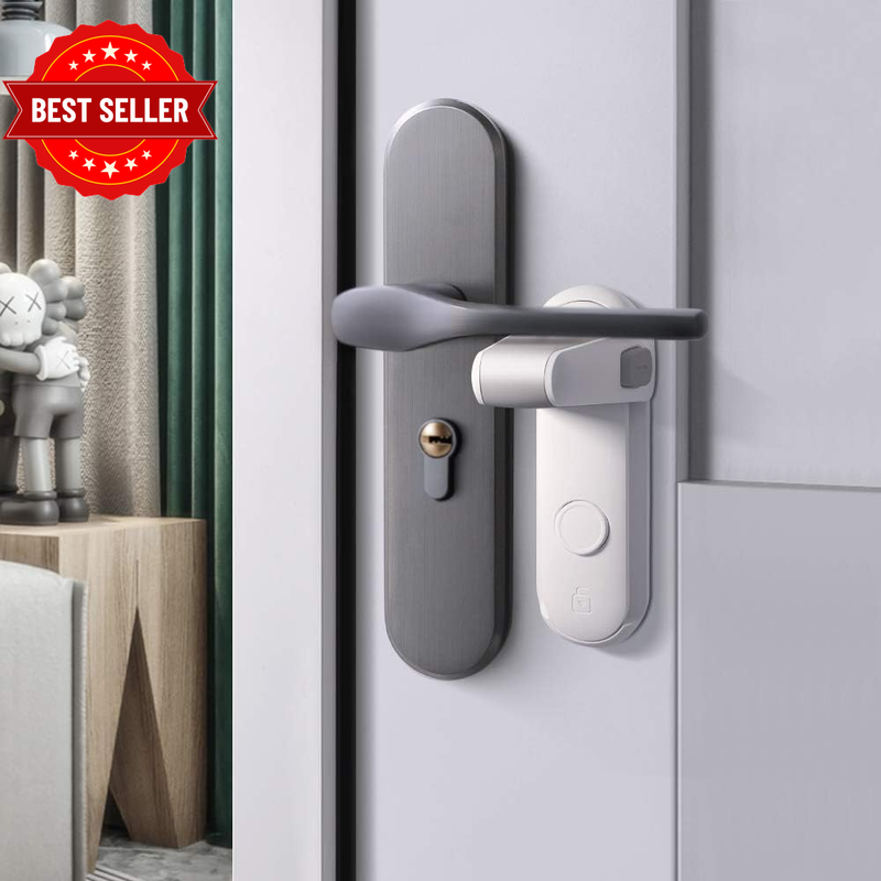 Childproof Door Lever Lock, Baby Safety Door Handle Lock, Easy to Install and Us
