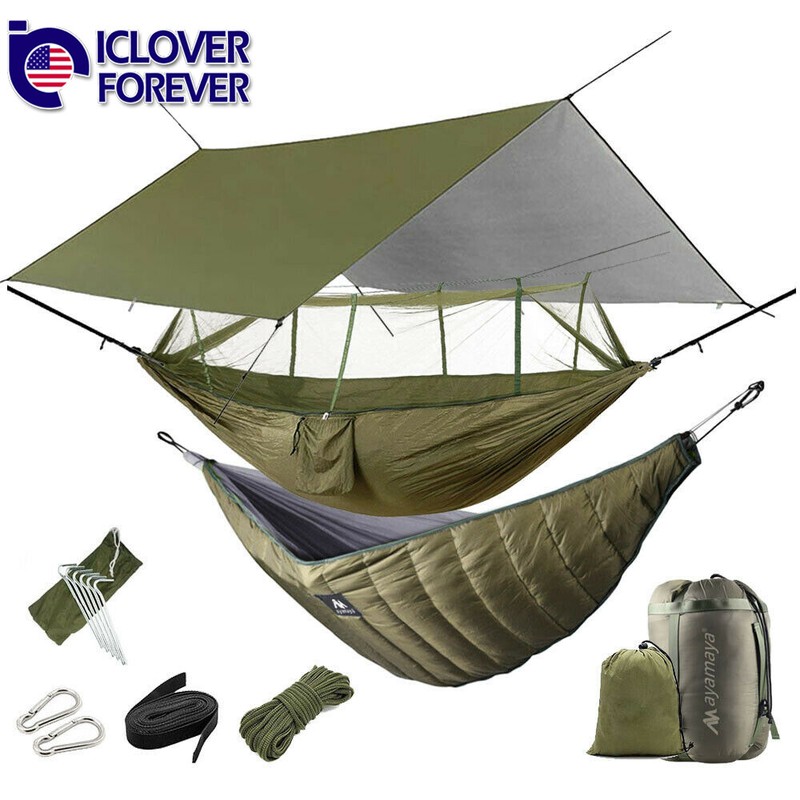 Camping Hammock With Mosquito Net / Under Quilt Blanket/ Rainfly