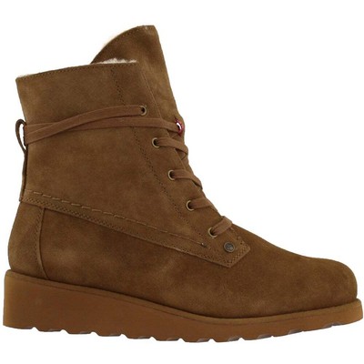 

Ботинки на танкетке Bearpaw Krista Женские Повседневные Ботинки Размер 11 B 2025W220, Коричневый, Bearpaw Krista Wedge Booties