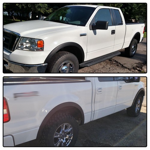 4PCS Fit For 2004-2008 Ford F150 Fender Flares Wheel Protector Factory Style Set