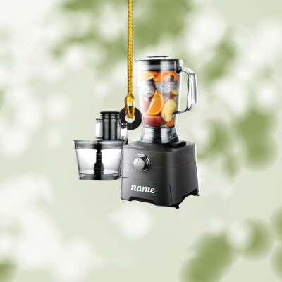 Juicer Smoothie Fruit Ornament, Juicer Smoothie Fruit Christmas Ornament, Fruit