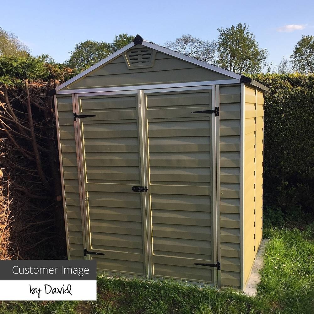 Palram 6x5 Green Skylight Plastic Shed - Brand New Boxed ...