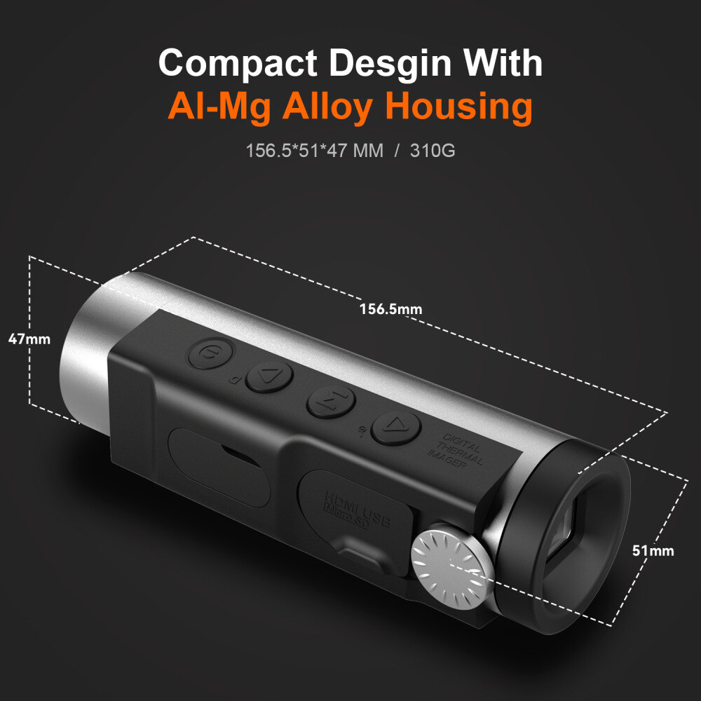 Thermal Imaging Monocular- 256x192 Infrared Digital Scope Night Vision Monocular