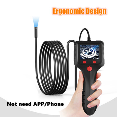 LED HD Handheld Industrial Borescope Endoscope 2.4inch Inspection Snake Camera