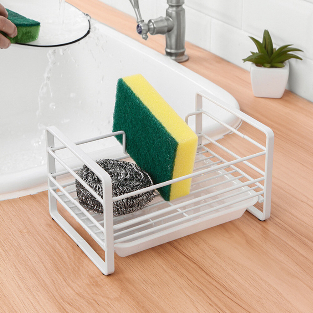 1pc Large Capacity Durable Wrought Iron Storage Rack For Home
