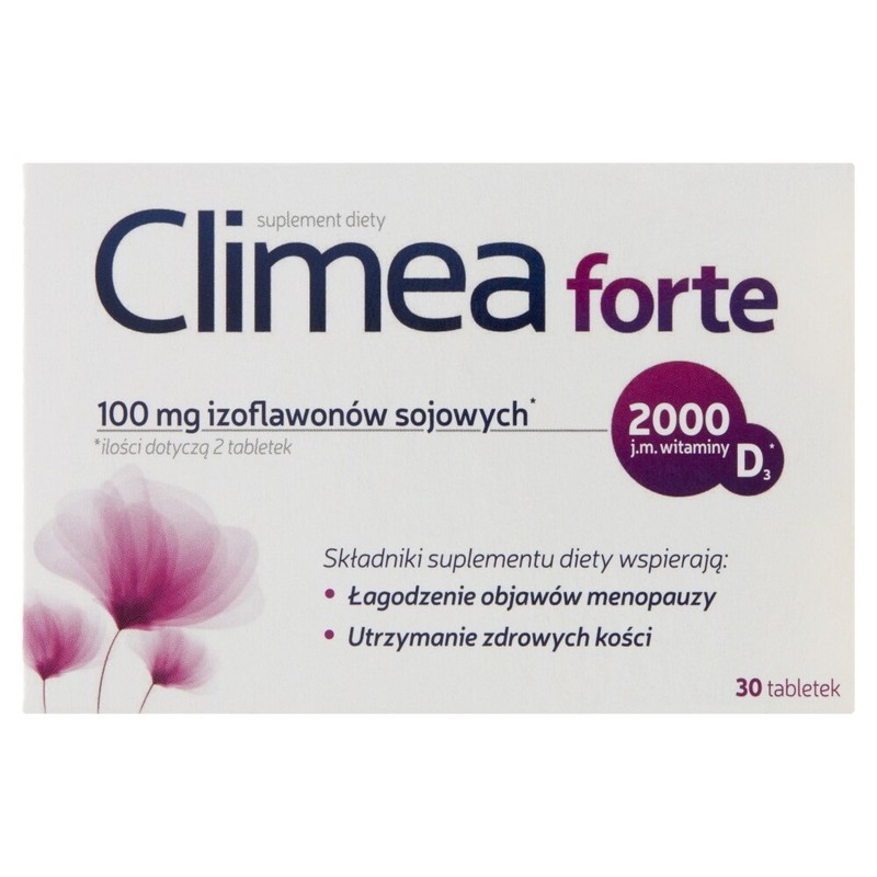 5902020845133 Forte Suplement Diety ÅAgodzÄCy Objawy Menopauzy 30 Tabletek Clime