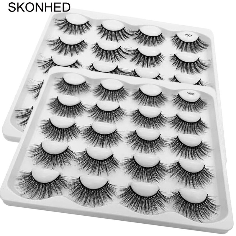 Купить Накладные ресницы skonhed 10 пар искусственный в 3D норки ...