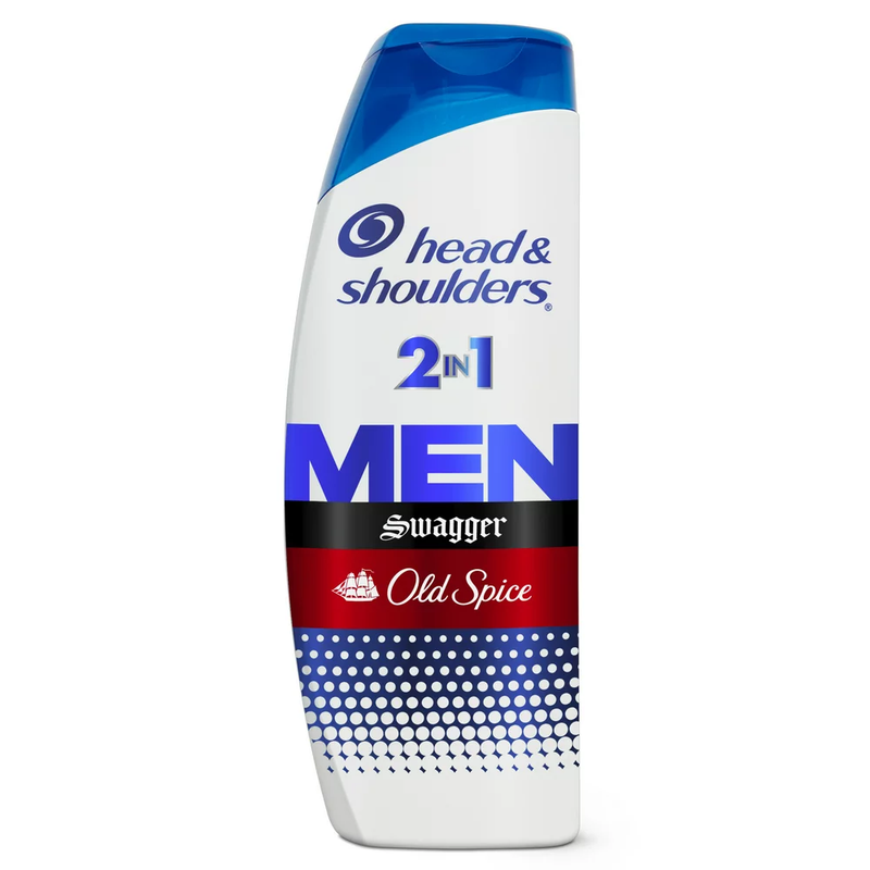 Head and Shoulders Mens 2 in 1 Dandruff Shampoo and Conditioner Old Spice 12.5Oz