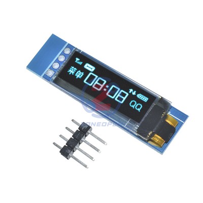 0.91'' IIC I2C SPI OLED LCD Display 128x32 Serial 3.3/5V AVR PIC STM32 f/ Arduino