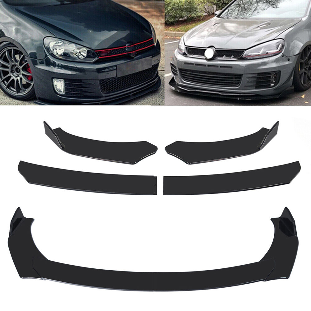 Gti Mk5 Mk6 Mk7 Front Bumper Lip Splitter Lower Spoiler Body Kit