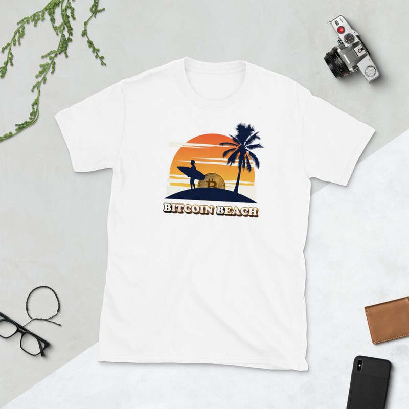 Bitcoin Beach, El Zonte, El Salvador Unisex T-Shirt FREE US