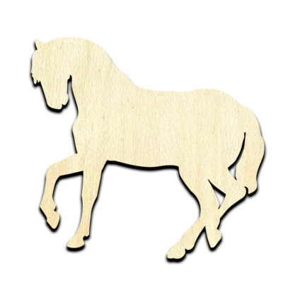 Horse -  Laser Cut Out Unfinished Wood Shape Craft Supply