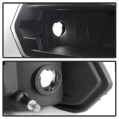 2009-2018 Dodge Ram 1500 10-18 2500 3500 Headlights Black Quad Style Headlamps