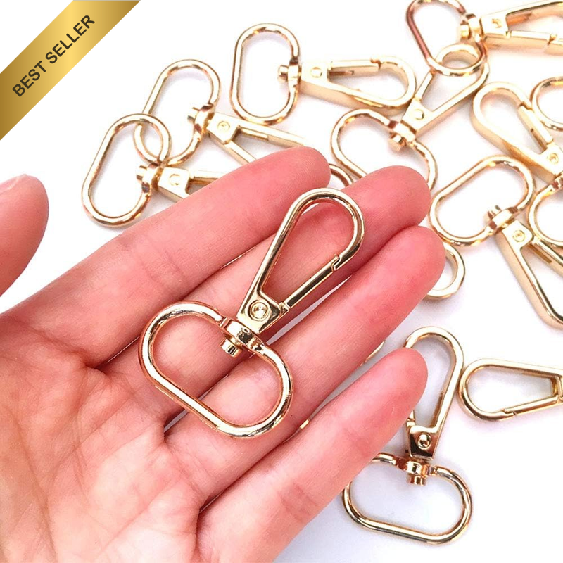 15 Pcs 3/4" or 1" inside Diameter Oval Ring Lobster Clasp Claw Swivel for Strap