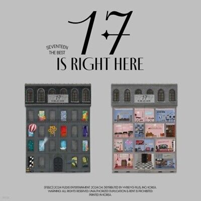 SEVENTEEN BEST ALBUM [17 IS RIGHT HERE] 2Ver SET 2CD+4ea Book+15ea Card+F.Poster