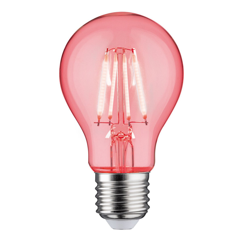 10 Ampoules LED Paulmann A60 - Forme Poire, 1W, E27, Bleu Clair, Pour Fête/déco, Neuves