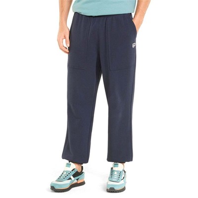 

Puma Downtown Sweatpants Tr Мужские синие повседневные спортивные штаны 533679-43, Синий, Puma Downtown Sweatpants Tr