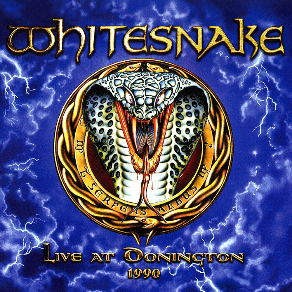 WHITESNAKE LIVE IN THE STILL OF THE～サイン! Whitesnake Live At Donington 1990 12x12 Album Cover Replica