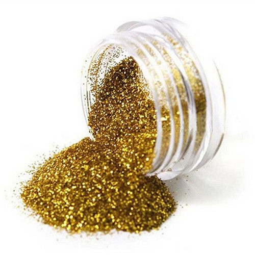 12 Pcs Mix Color Glitter Dust Powder Set For Nail Art Acrylic Tips Decoration US