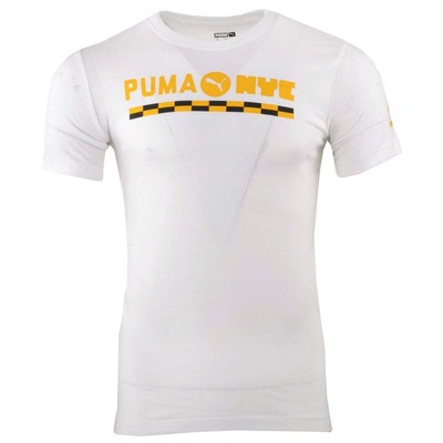 

Puma Nyc Taxi Футболка с круглым вырезом и короткими рукавами Мужские белые повседневные топы 67527502, Белый, Puma Nyc Taxi Crew Neck Short Sleeve T-Shirt