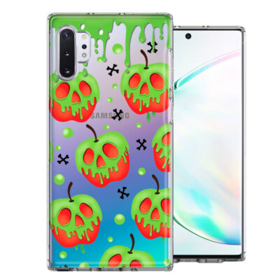 For Samsung Galaxy Note 10 Plus Halloween Poison Apple Skulls Spooky Case