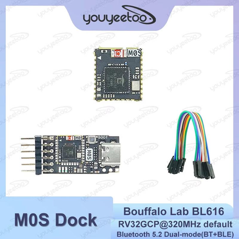 Sipeed M0S Dock Tiny IoT Module Buffalo Lab BL616 RISC-V CPU Wireless Wifi6 Blue